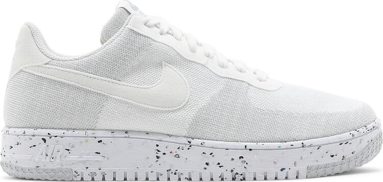 

Кроссовки Nike Air Force 1 Crater Flyknit 'White Wolf Grey', белый