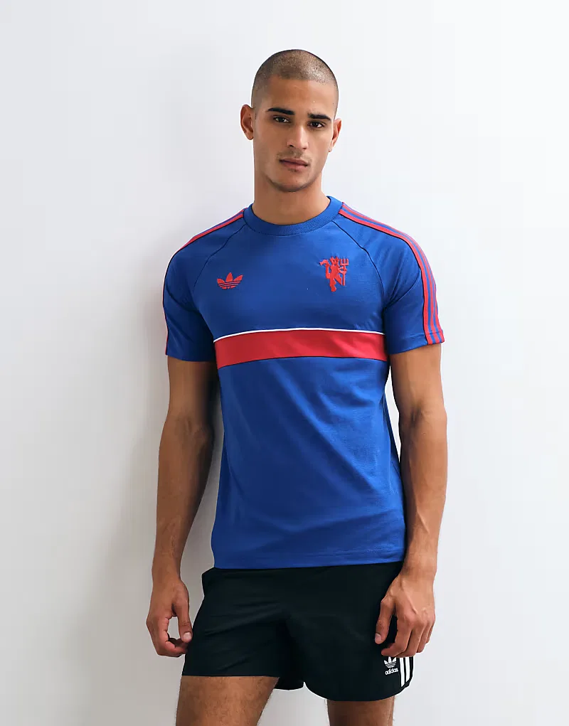 Футболка Adidas performance Manchester United Originals королевского, синий