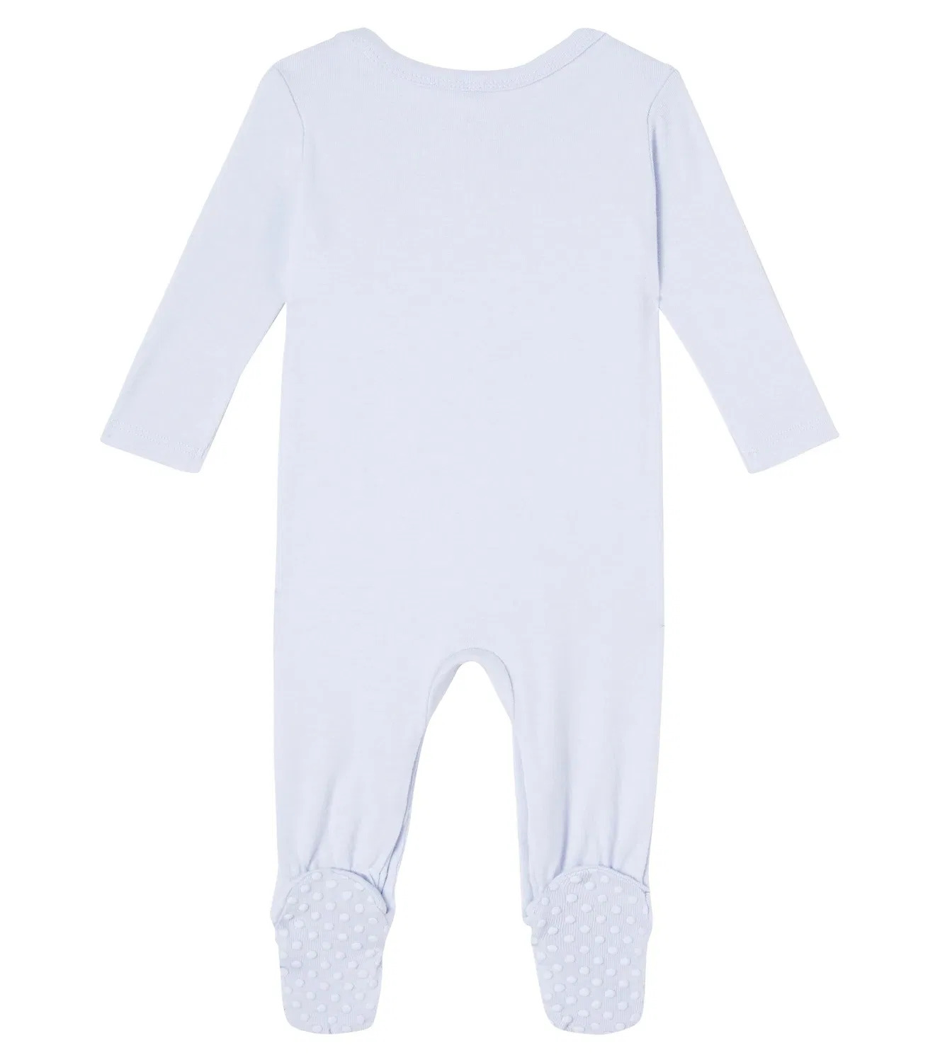 Комплект из комбинезона и слюнявчика с принтом Stella Mccartney Kids, синий — фото 4