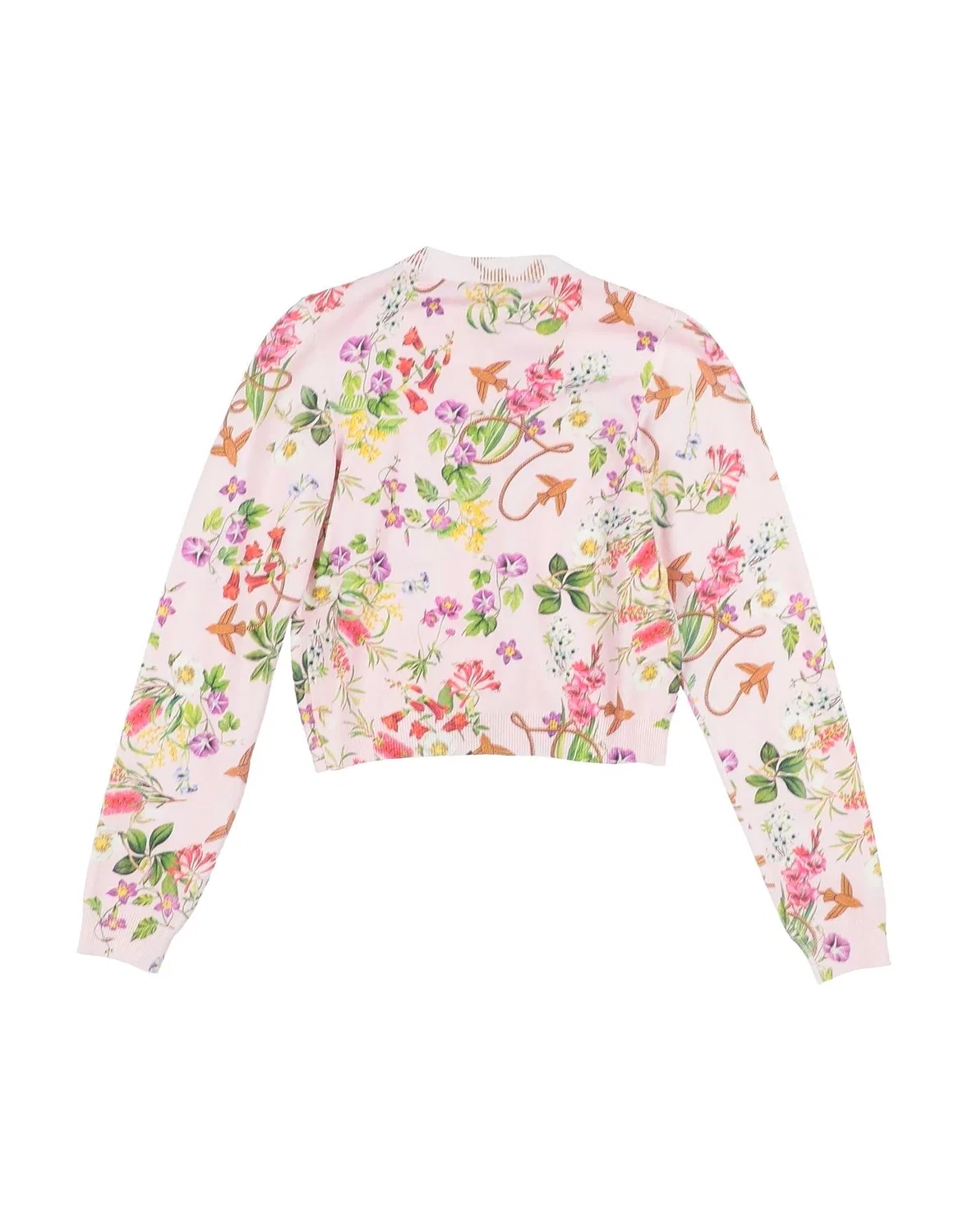 Детский кардиган с цветочным принтом Pinko Up, Light Pink — фото 2