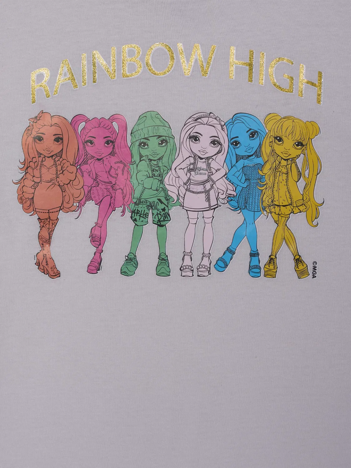 Детская футболка Rainbow High, фиолетовый — фото 3