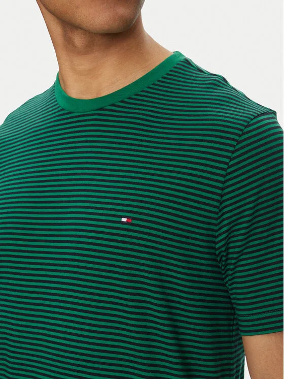 Футболка regular fit Ess Seasonal Tommy Hilfiger, зеленый — фото 4
