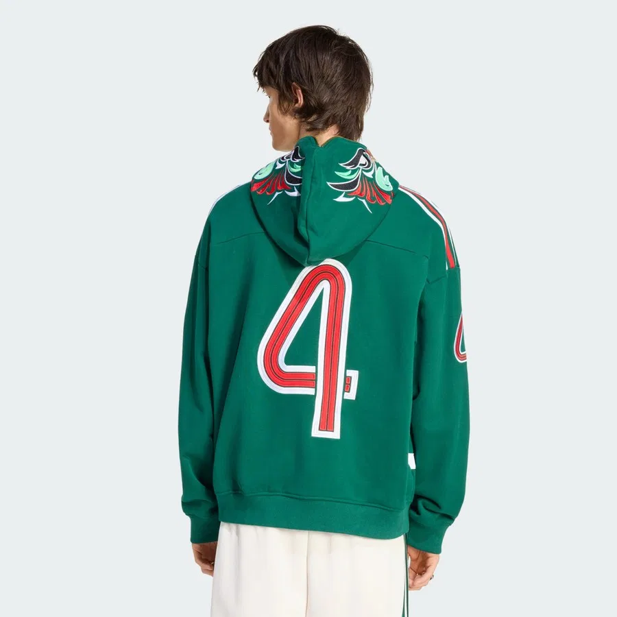 Худи с капюшоном, с принтом, Originals FIFA World Cup 26 Meksika, adidas, Зеленый — фото 2
