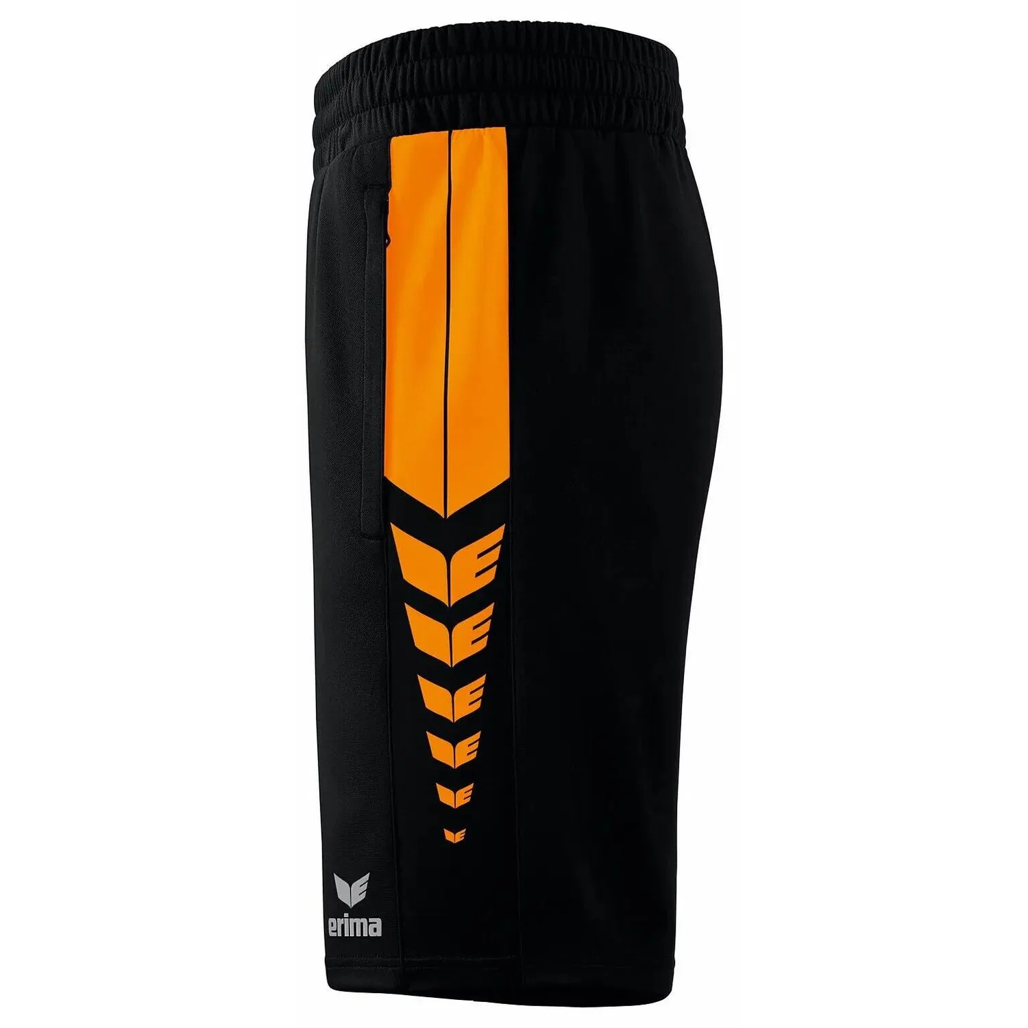 Детские шорты с принтом Six Wings Erima, Schwarz Orange — фото 4