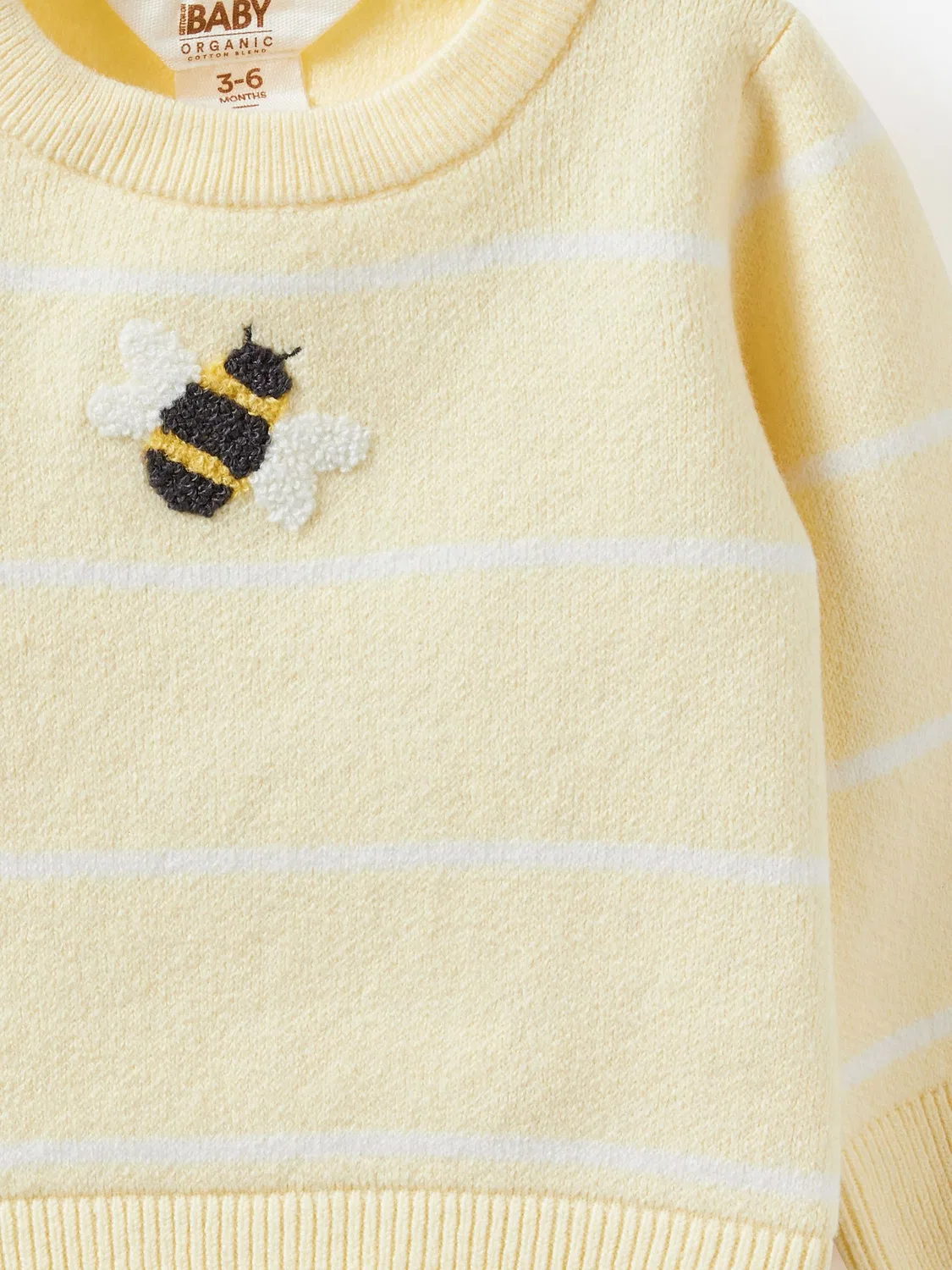 Свитер с узором Cotton On, Желтый — фото 3