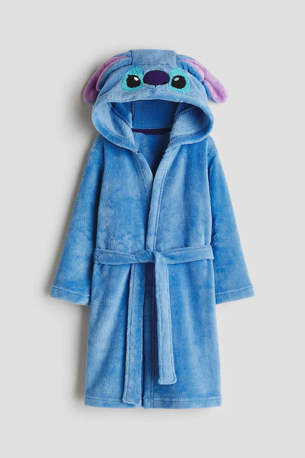 Халат из плюшевого флиса H&M, Blau/Lilo & Stitch