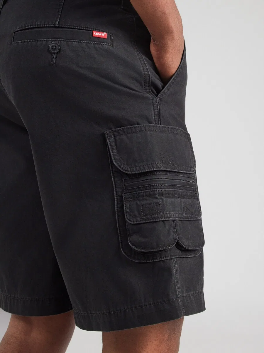 Шорты-карго LEVI'S Regular, модель «Рыболовные шорты-карго», черные — фото 3