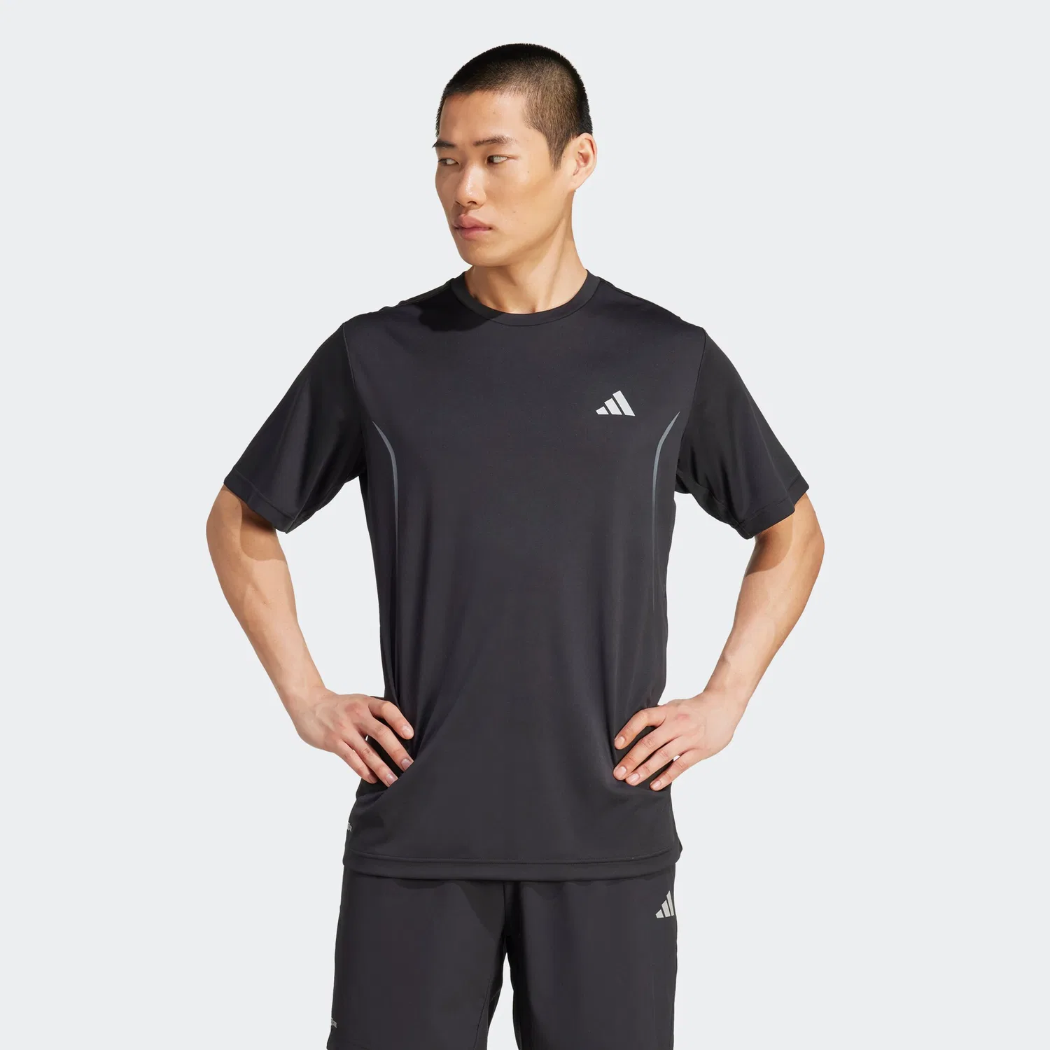 Мужская спортивная футболка с технологией Climacool Adidas Performance, Black