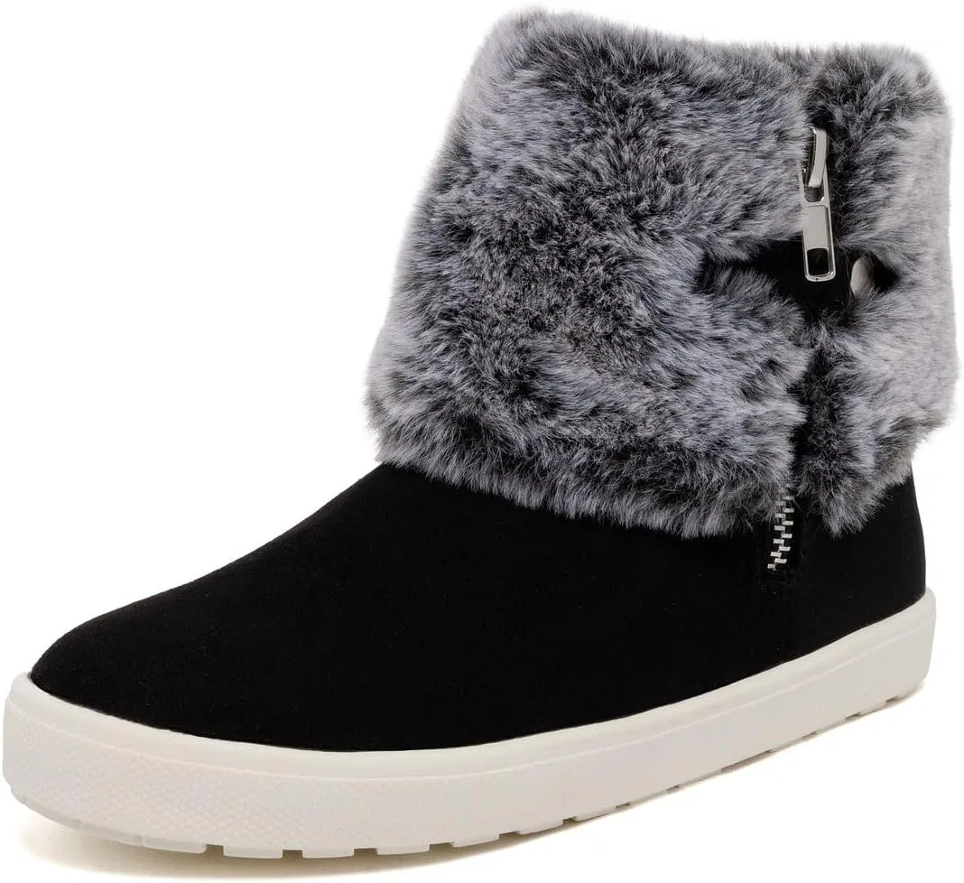 Детские зимние сапоги для девочек с искусственным мехом Elia Street London Fog, Black