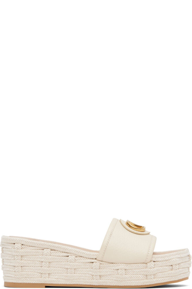 Off-White сандалии-эспадрилья с фирменным логотипом VLogo Valentino Garavani