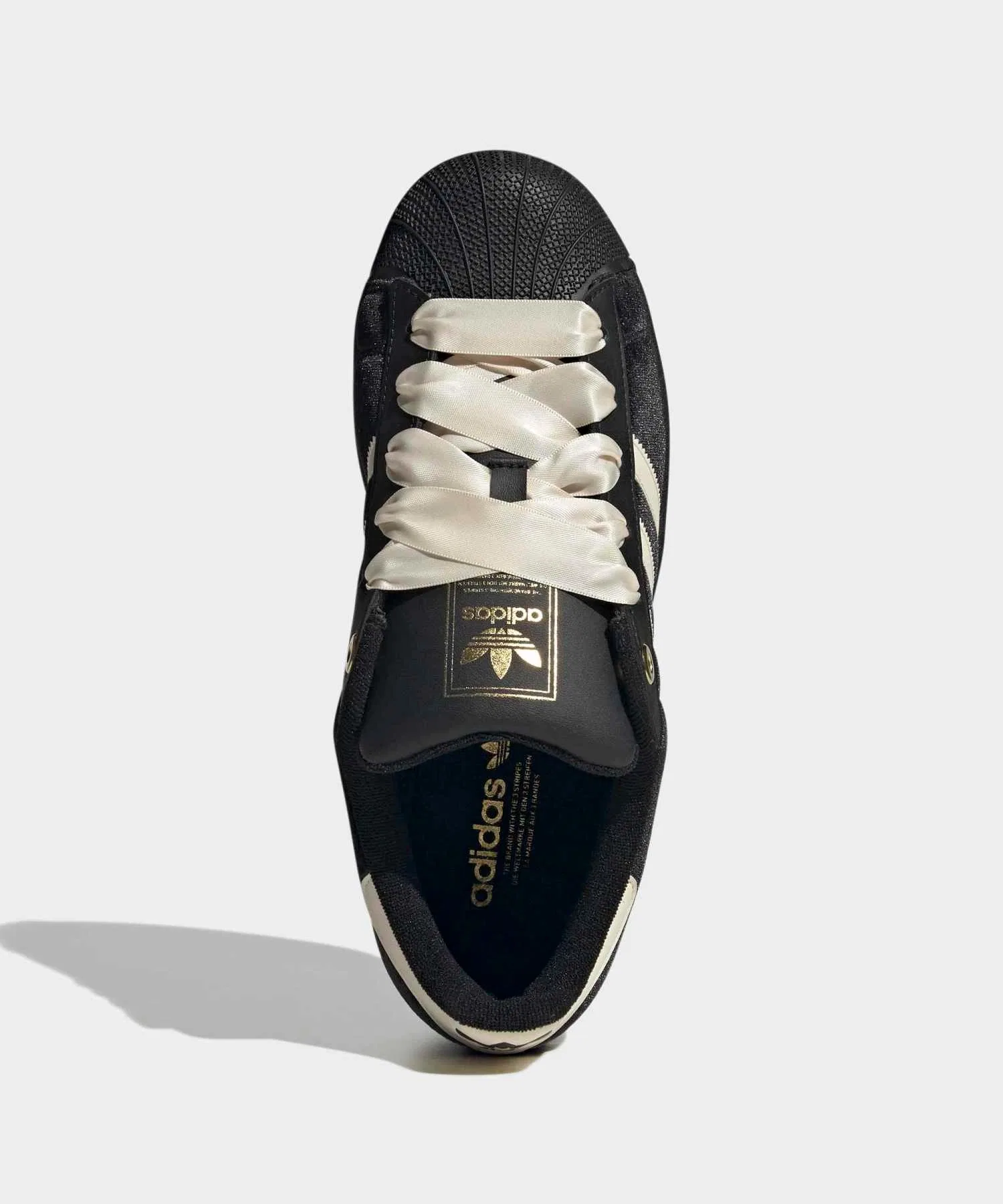 Мужские/женские кроссовки Superstar II adidas чёрные — фото 2