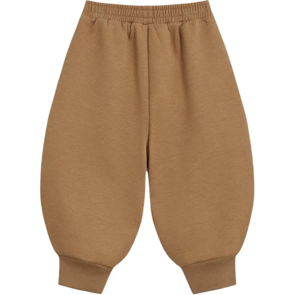 Детские спортивные штаны GAP Pre School Sweatpants Moderate, Brown — фото 3