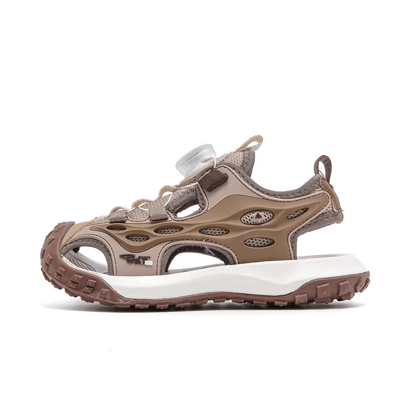 Детские сандалии с закрытым мысом VENICEW, Khaki Brown