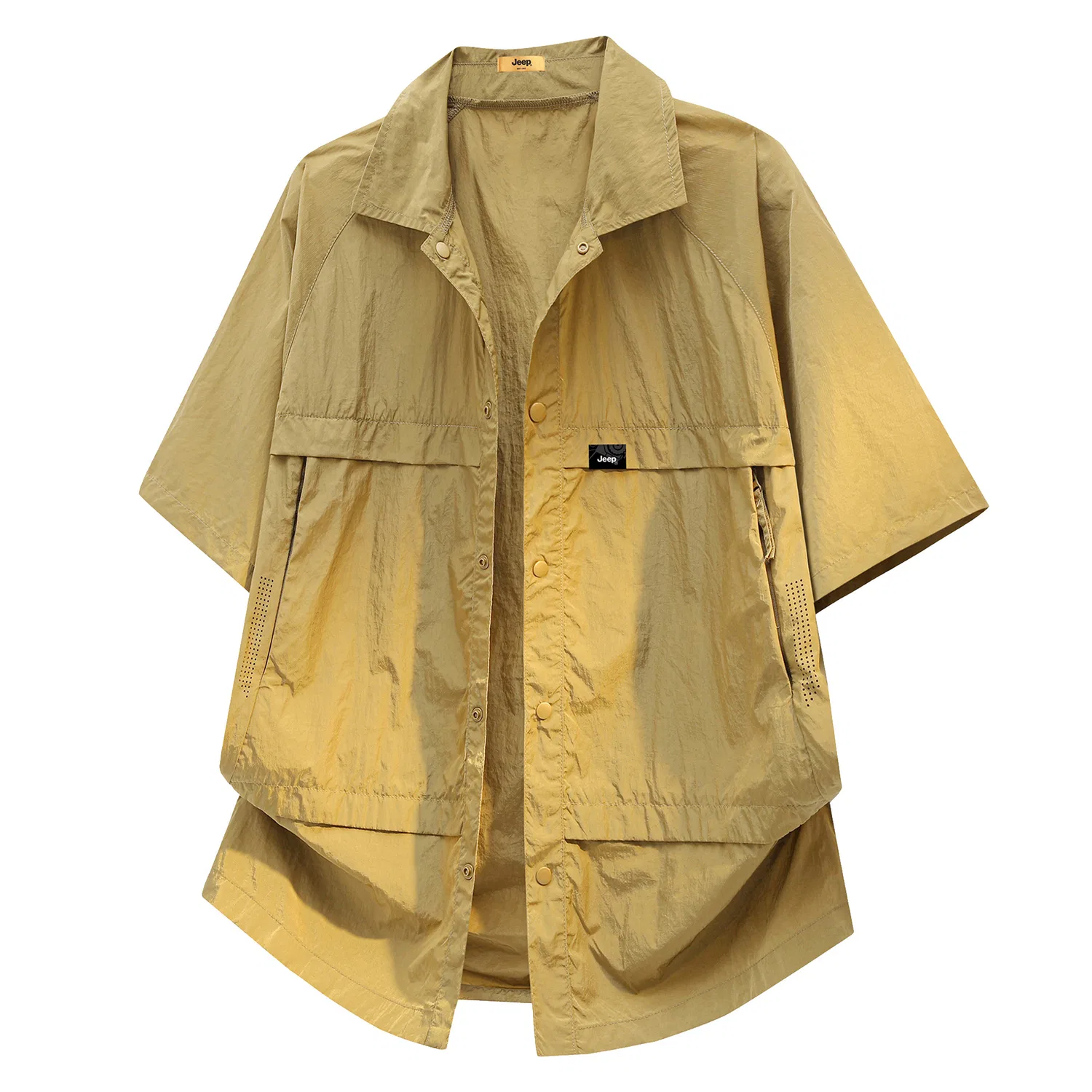 Детская рубашка с воротником из хлопка Jeep Leisure Collection, Khaki