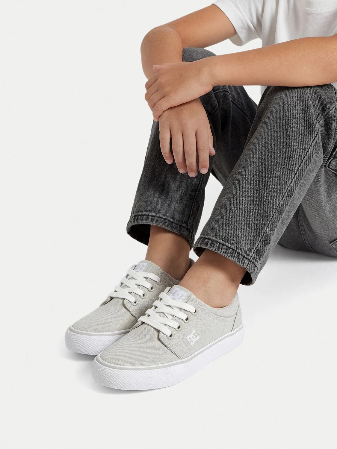 Тканевые кроссовки для мальчика Dc Shoes, серый