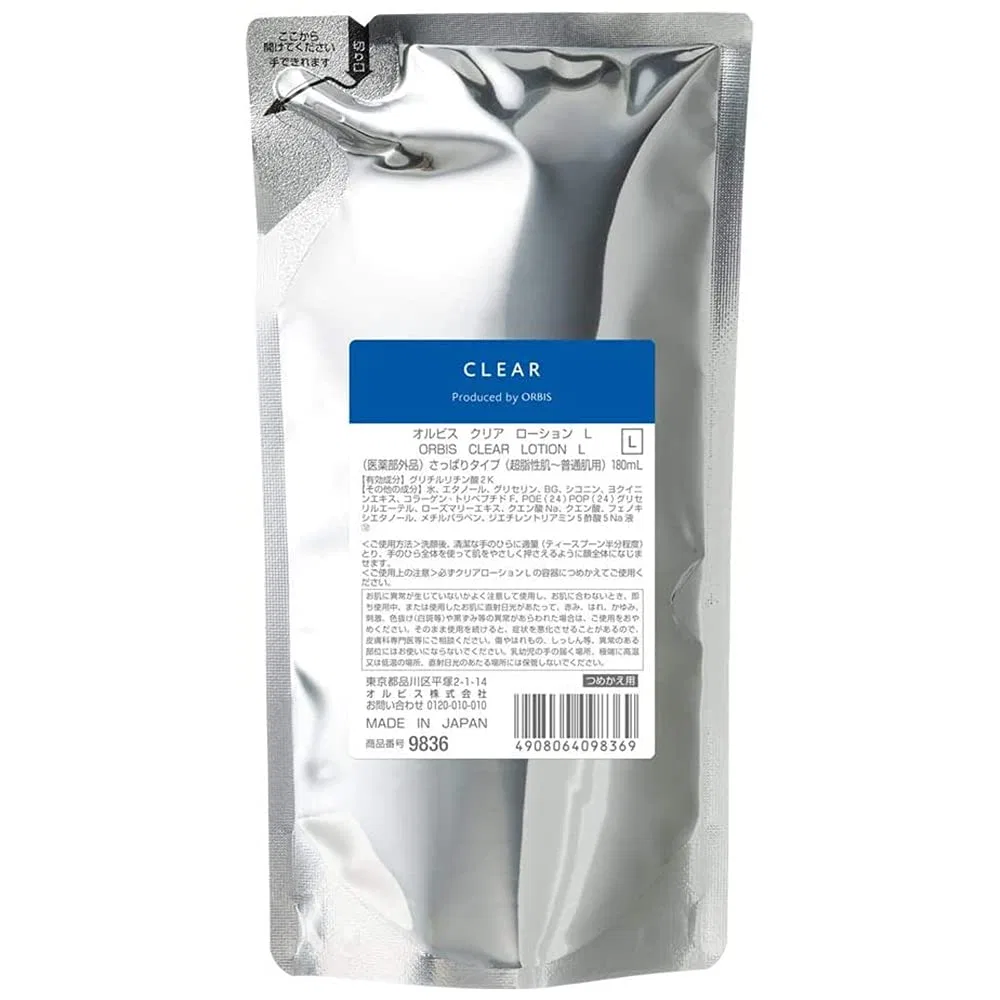 Лосьон Orbis Medicinal Clear Lotion, 180 мл, Light, Green Tea