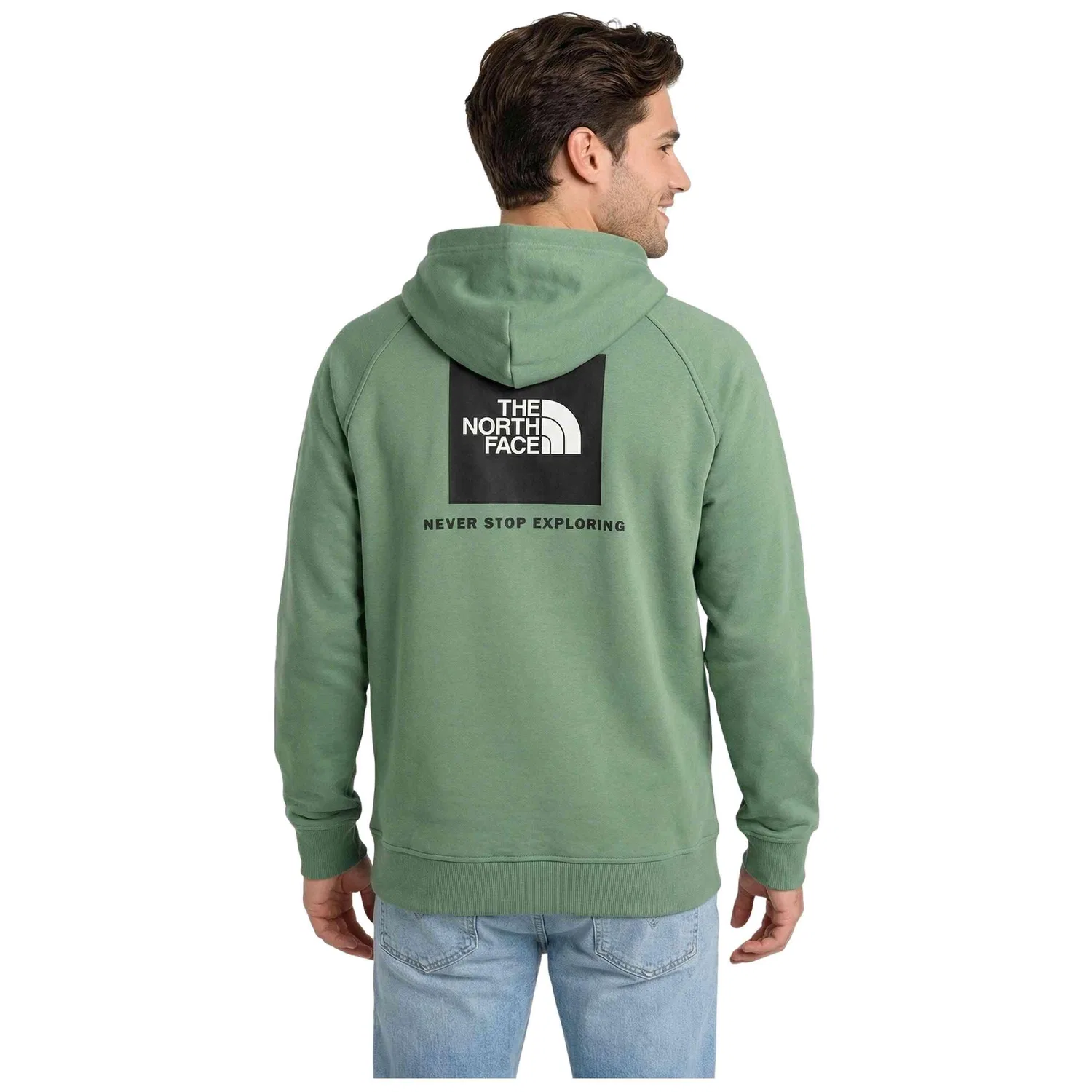 Детское худи с регланом M RAGLAN BOX NSE REGULAR HOODIE The North Face, Grun