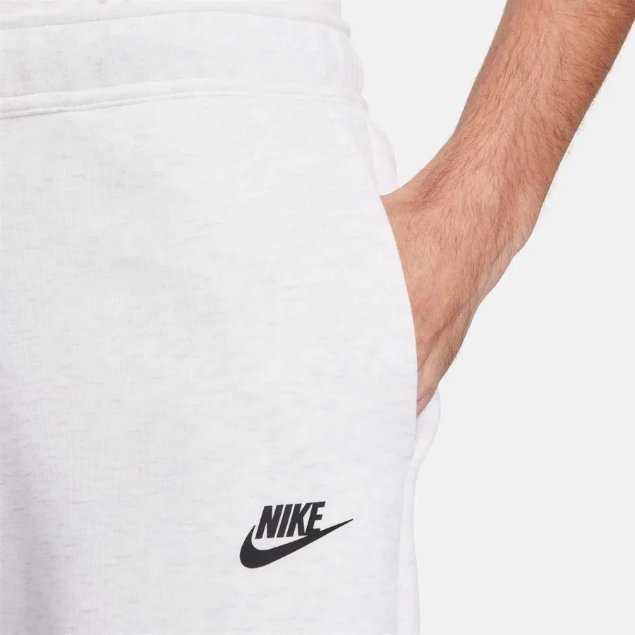 Шорты спортивные с флисом Tech Fleece Nike, Светло-серый — фото 4