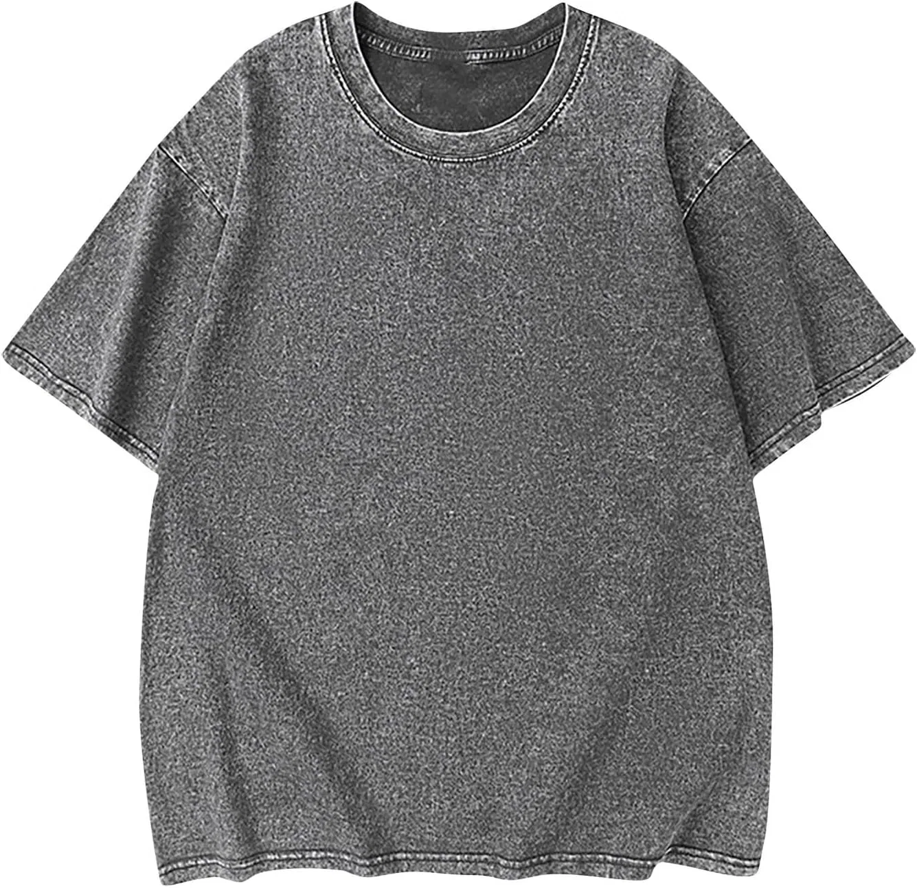 Мужская футболка оверсайз с опущенным плечом, Dark Gray