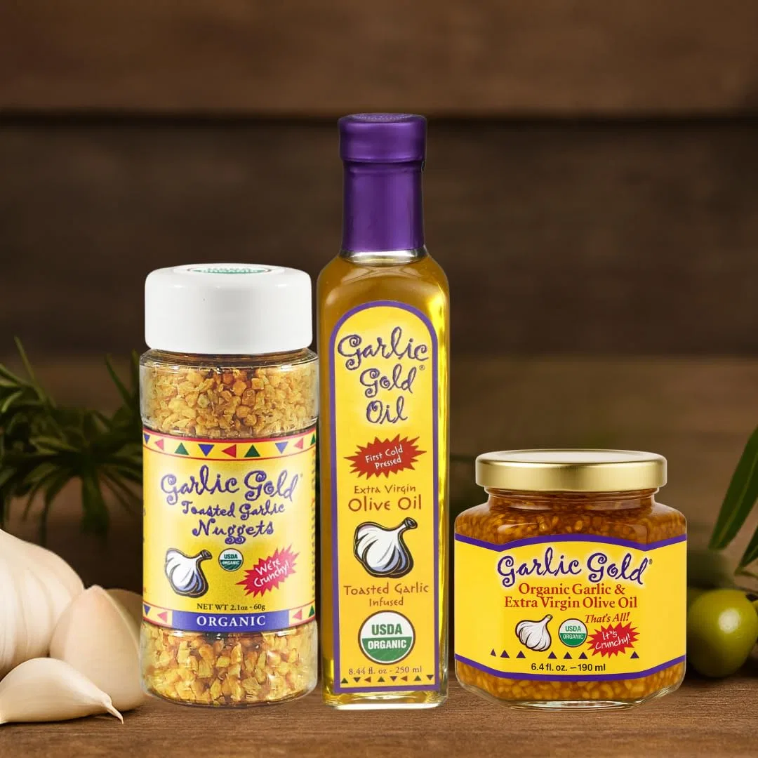Масло для тела Garlic Gold Organic Extra Virgin Olive Oil, 250 мл — фото 3