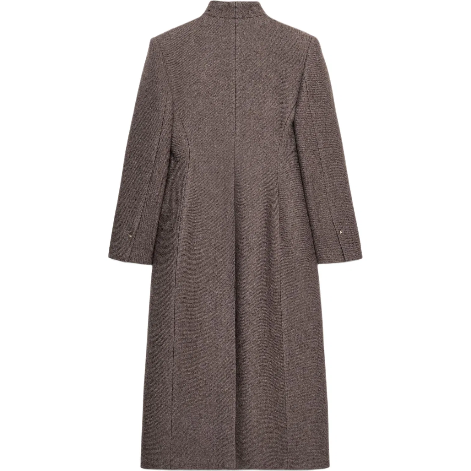 ZARA Женское пальто ZW Coats Brown — фото 3
