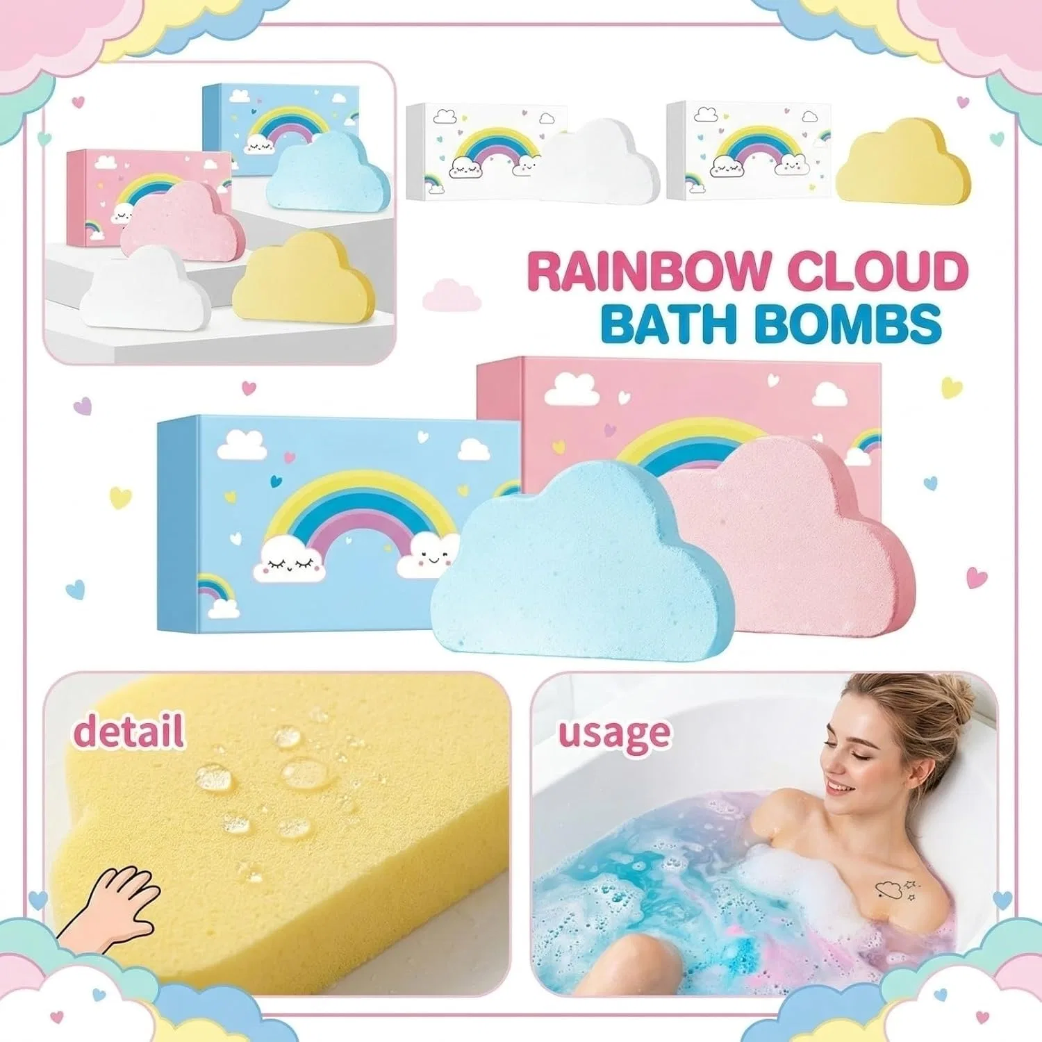 Набор бомбочек для ванны с игрушкой, Generisch, 200 г, Белый — фото 2