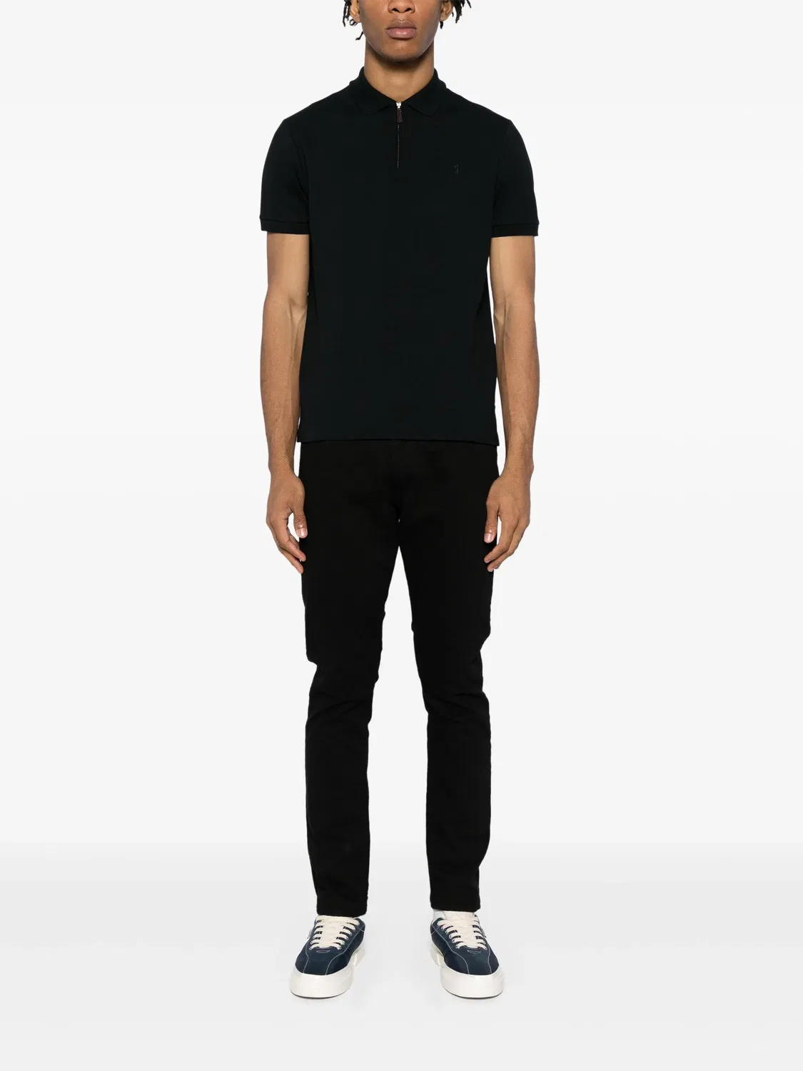 Polo Ralph Lauren Джинсы Sullivan Slim-Fit в черном цвете — фото 4