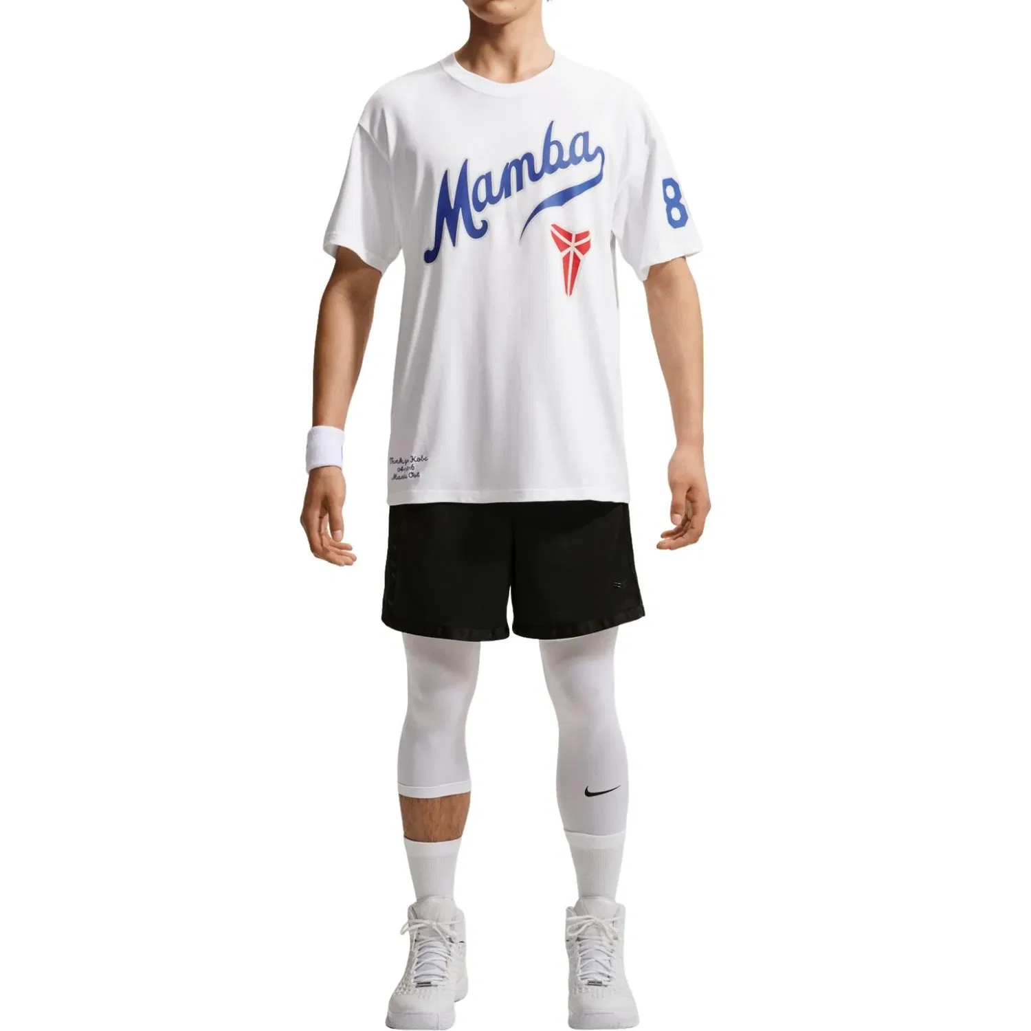 Мужская футболка Kobe T-Shirts Asia Sizing 'Dodgers' Nike, Dodgers — фото 2