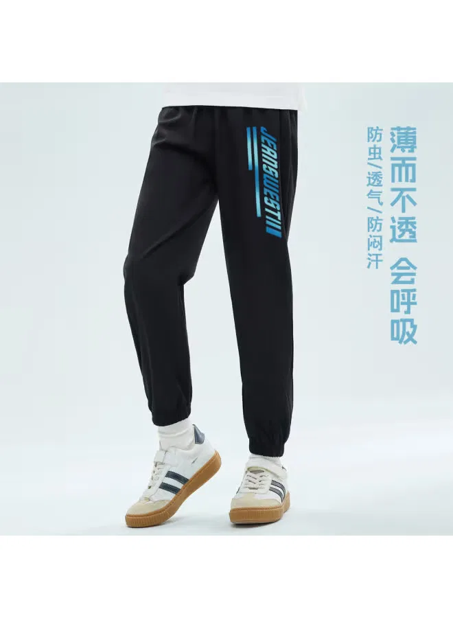 Jeanswest Штаны летние тонкие сетчатые с защитой от комаров, черный — фото 2