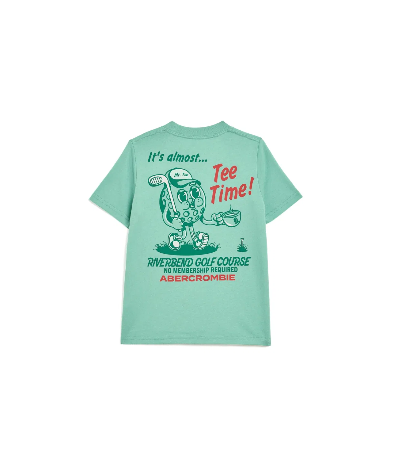 Футболка Tee Time Tee (для больших детей) Abercrombie Kids, Anf Wasabi — фото 2