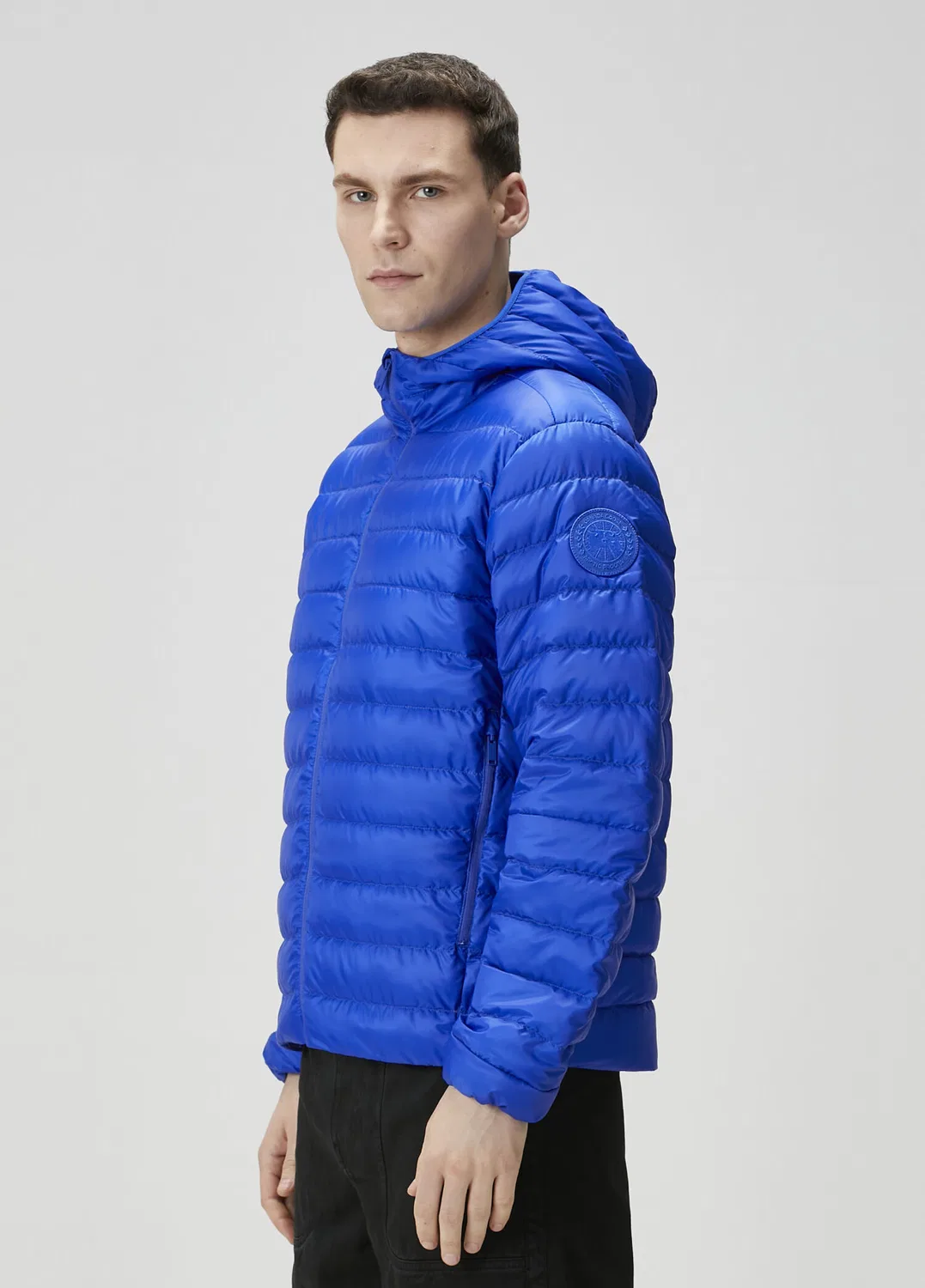 Пуховик Canada Goose Stratus, blue — фото 3