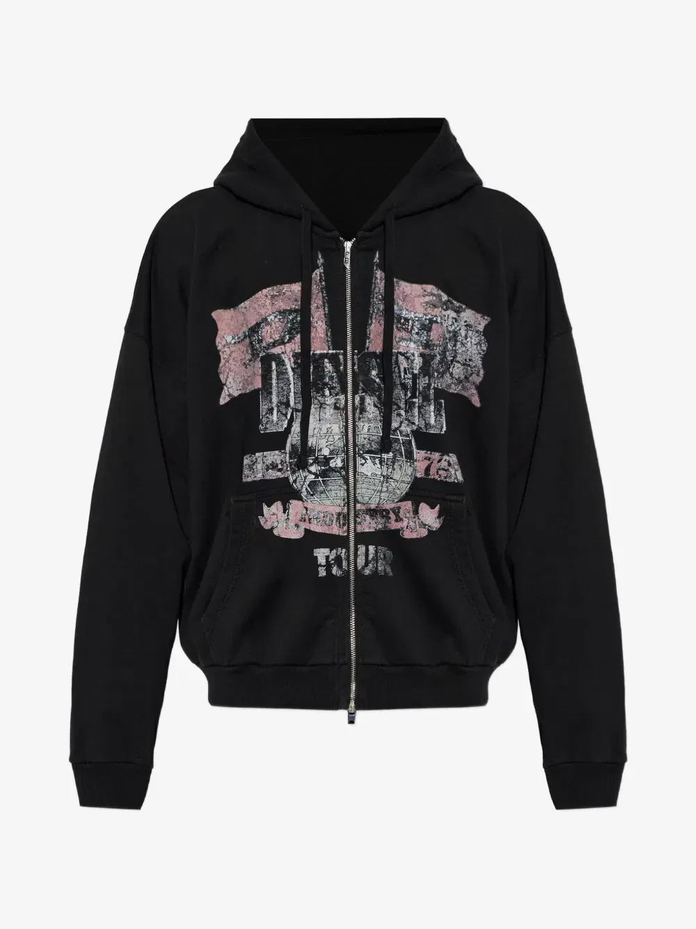 Толстовка S-WILL-Zip DIESEL, черный