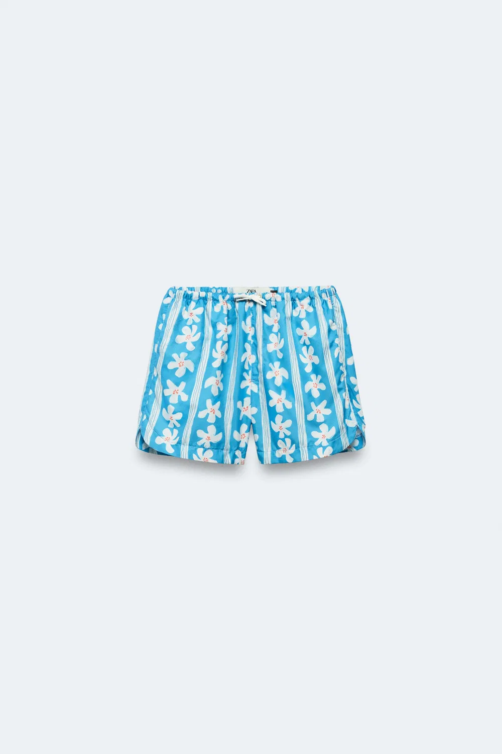 Плавки Bermuda с цветочным принтом, размер 2-14 лет / Лимитированная серия ZARA, Light Blue