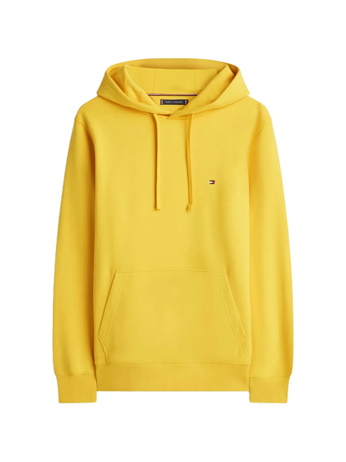 Хлопковая толстовка с вышитым логотипом Tommy Hilfiger, желтый