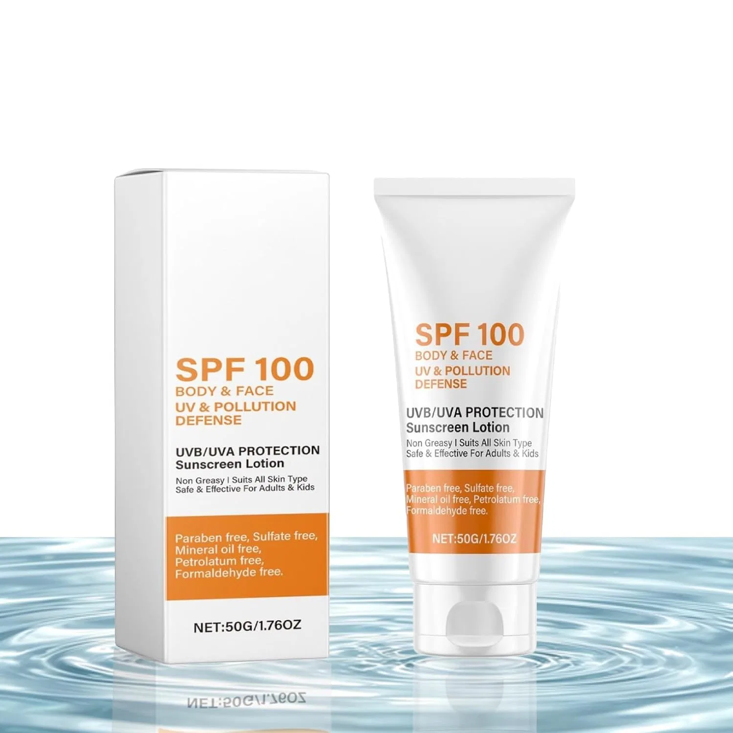 Солнцезащитный крем SPF 100, 50 г Generisch
