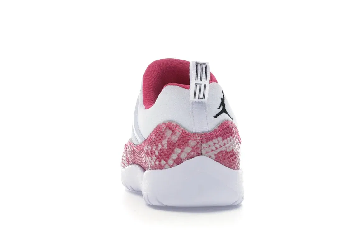 Детские кроссовки с принтом Jordan 11 Retro Little Flex Jordan, White/Black-Watermelon — фото 4