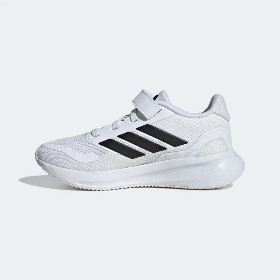 Детские спортивные кроссовки с закрытым носком adidas Runfalcon 5, Белый — фото 2