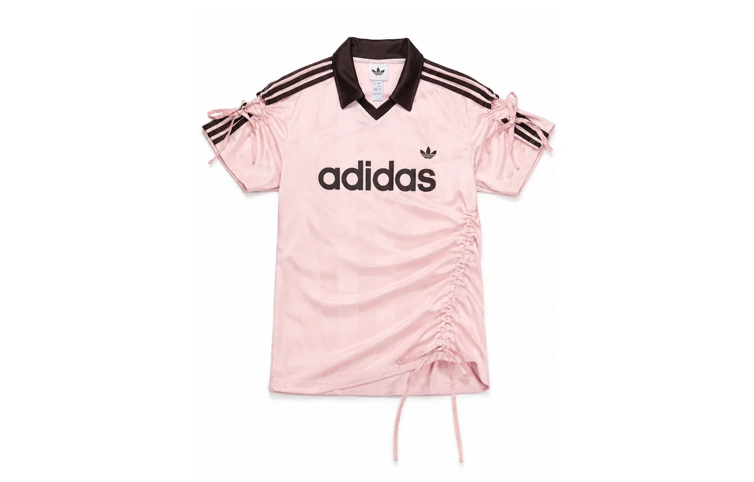 Женская футболка с принтом Adidas Originals, Цвет Powder Brown Milk Coffee — фото 3