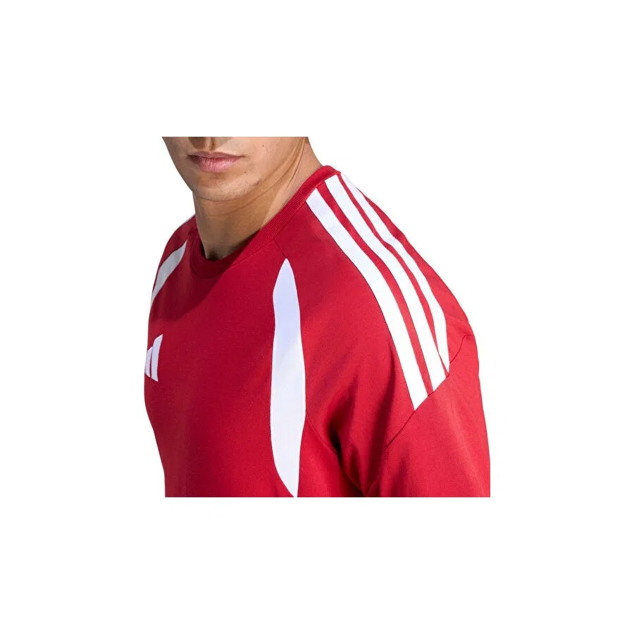 Футболка спортивная с длинным рукавом TIRO26 League Sw Tee Adidas, Красный — фото 4