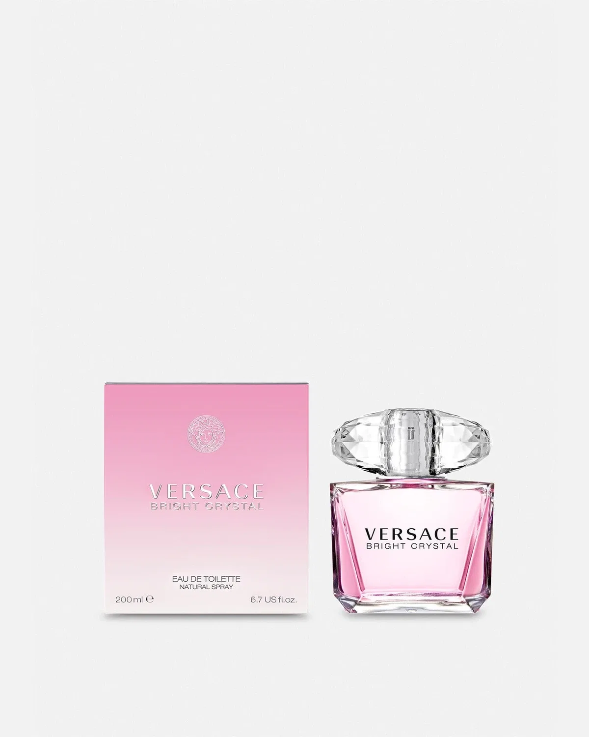 Туалетная вода Bright Crystal 200 мл, Versace, розовый — фото 2