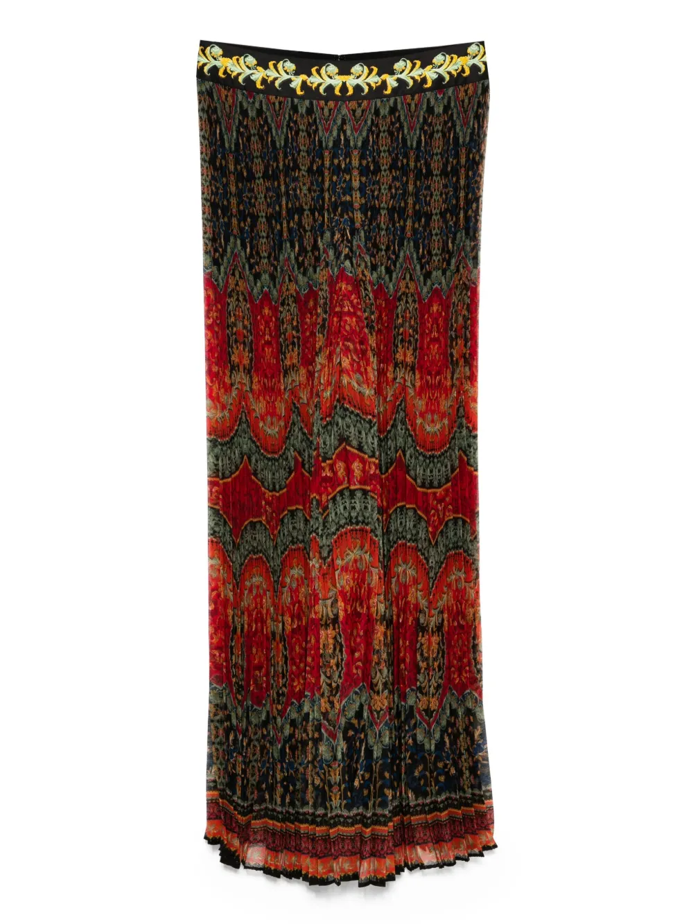 

Плиссированная юбка Copen с принтом Alice + Olivia, черный