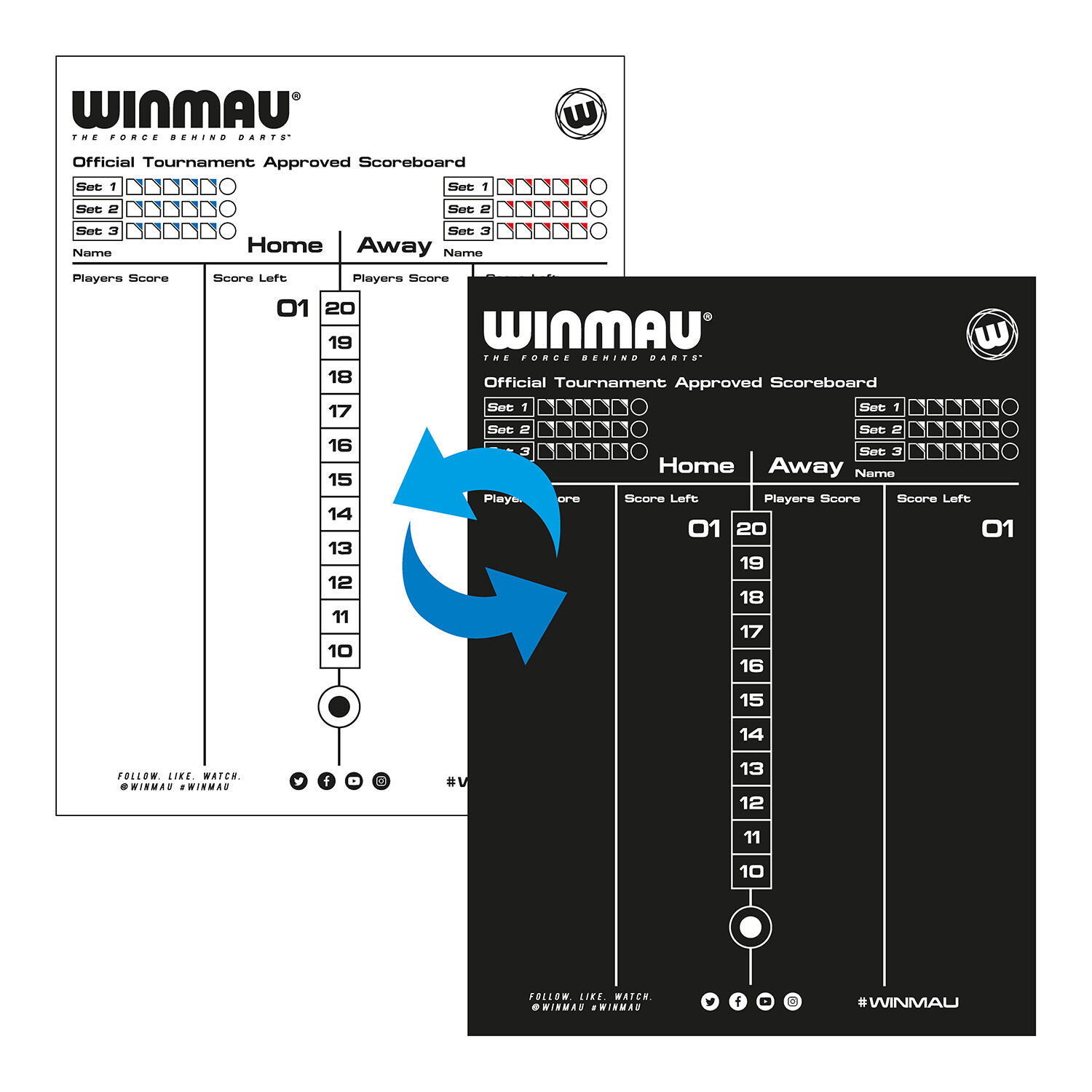 

Сумка для дартс Urban Pro синяя WINMAU, черный/синий