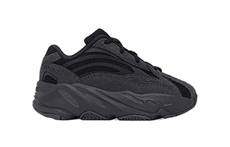 Детские кроссовки для малышей с принтом Yeezy Boost 700 V2 Vanta Adidas Originals, Черный — фото 3