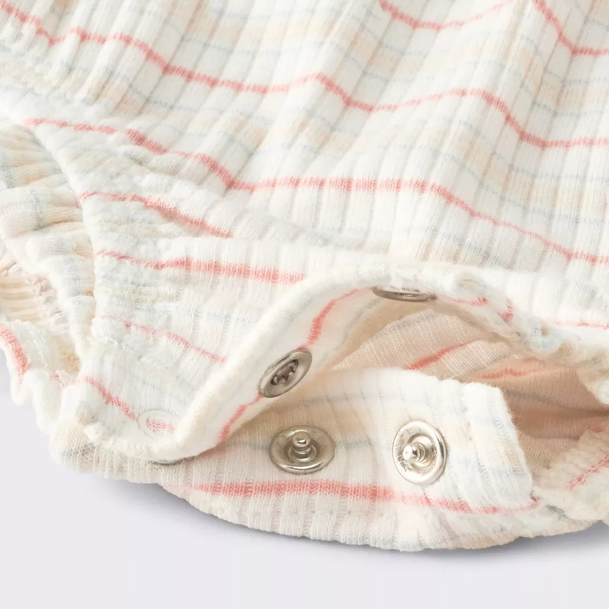 Детское боди-комбинезон с принтом Ruffle Tank Romper NEWBORN, Cream — фото 4