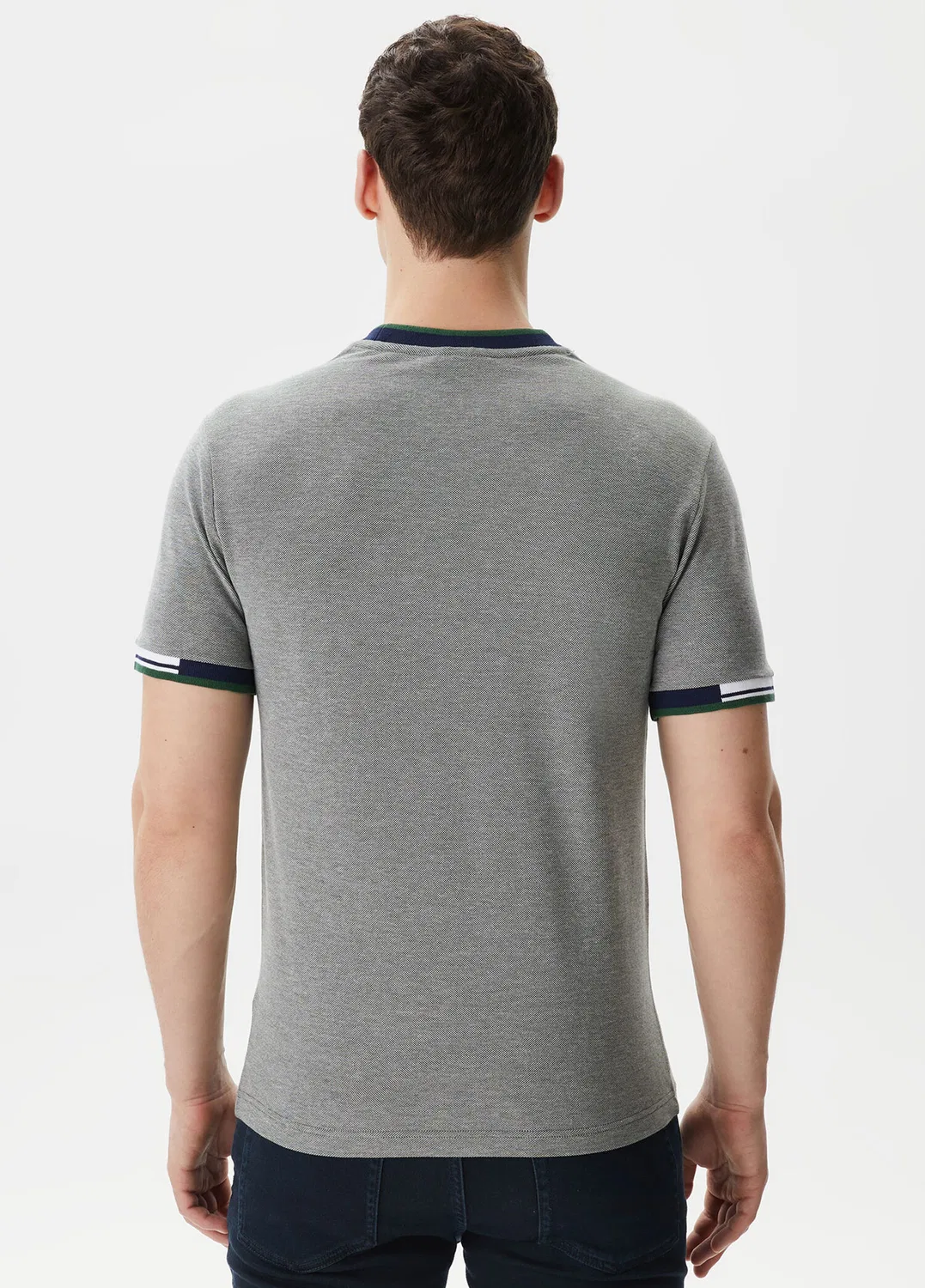 Футболка Lacoste Regular Fit, хаки — фото 2
