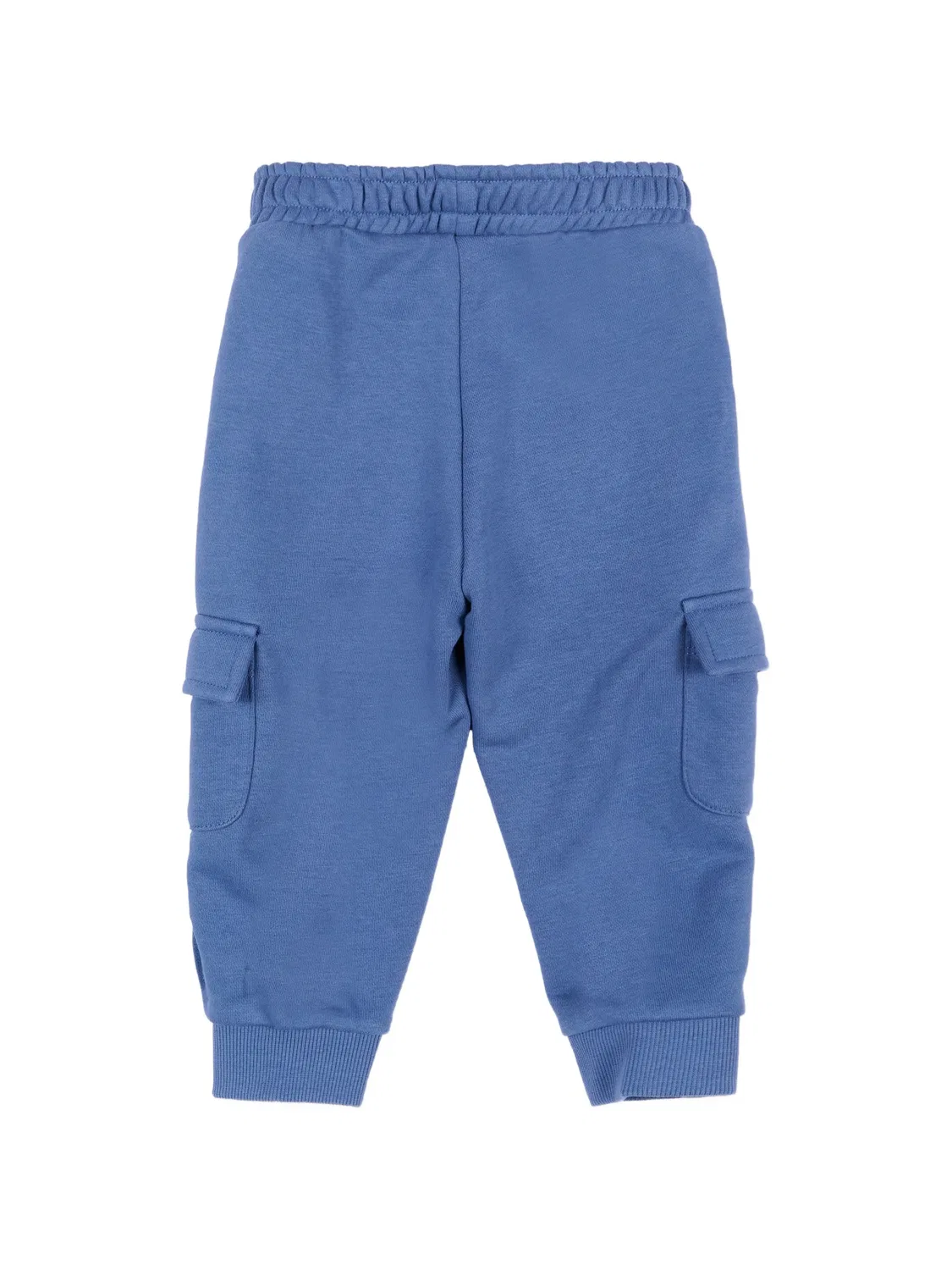 Спортивные брюки с вышитым логотипом Trussardi Junior, синий — фото 2