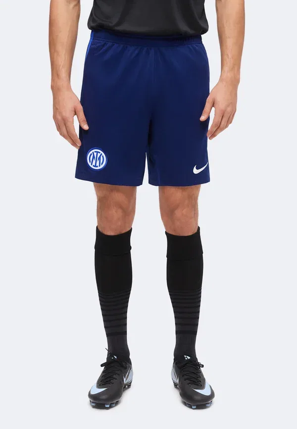Шорты футбольные Dri-fit Inter short - club wear, Nike Performance Void, Lyon Blue, White, белый/синий