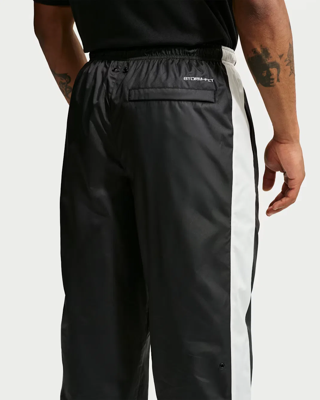 Мужские брюки на подкладке Nike Windrunner, Black/Sail/Sail — фото 3
