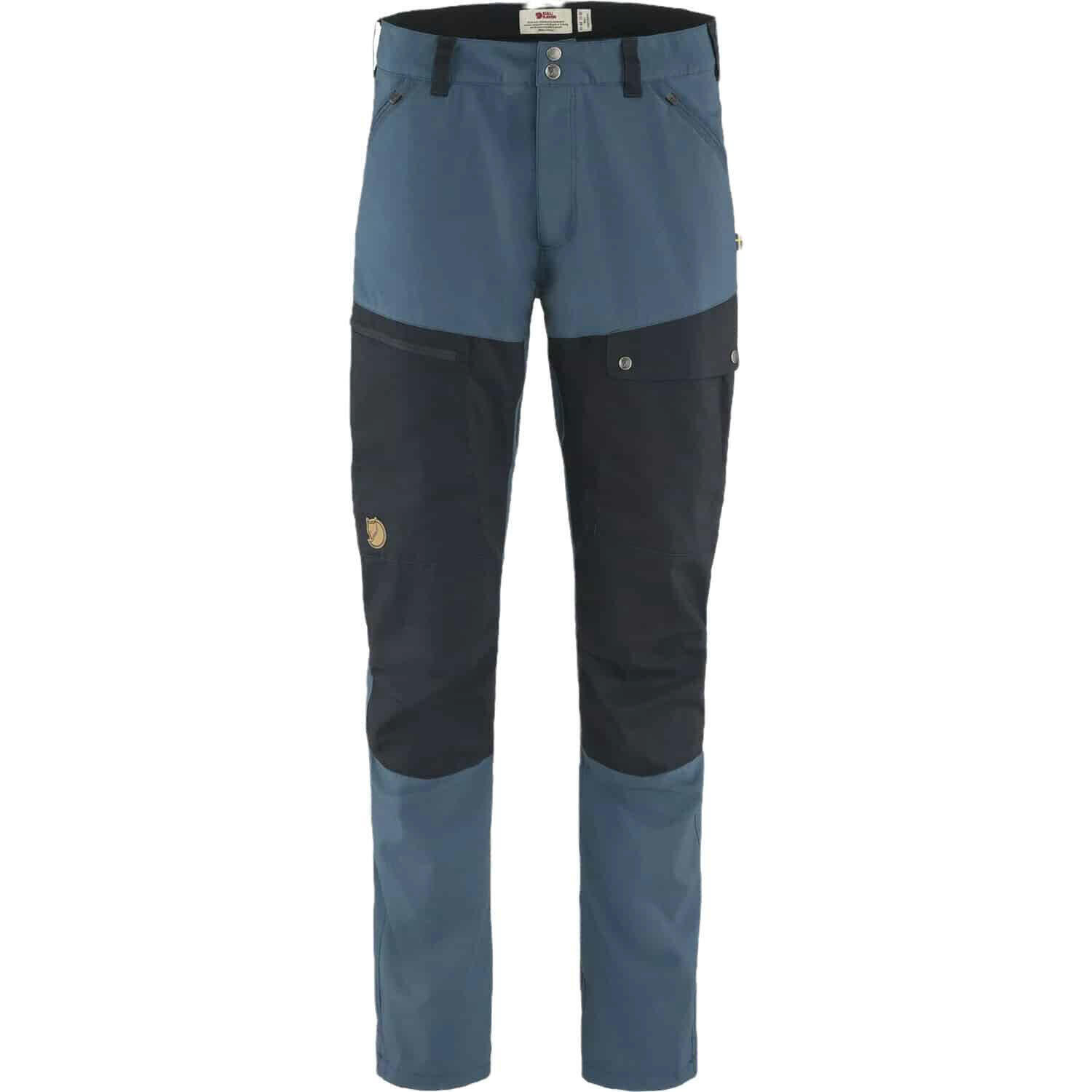 

Брюки треккинговые Fjallraven Abiski Midsummer Trs M Long, серо-синий