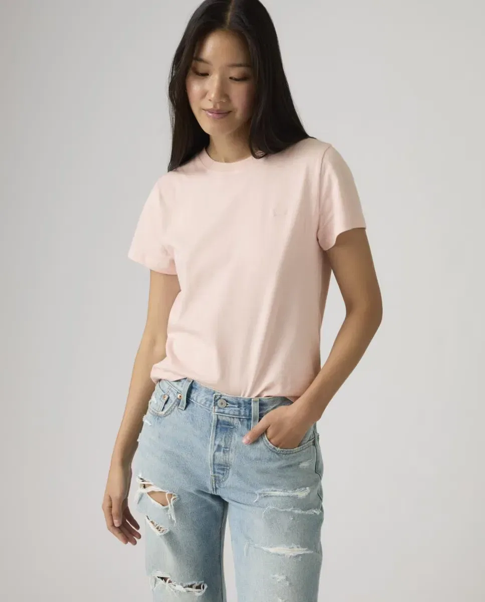 Женская футболка с коротким рукавом Levi's, Розовый Светлый — фото 4